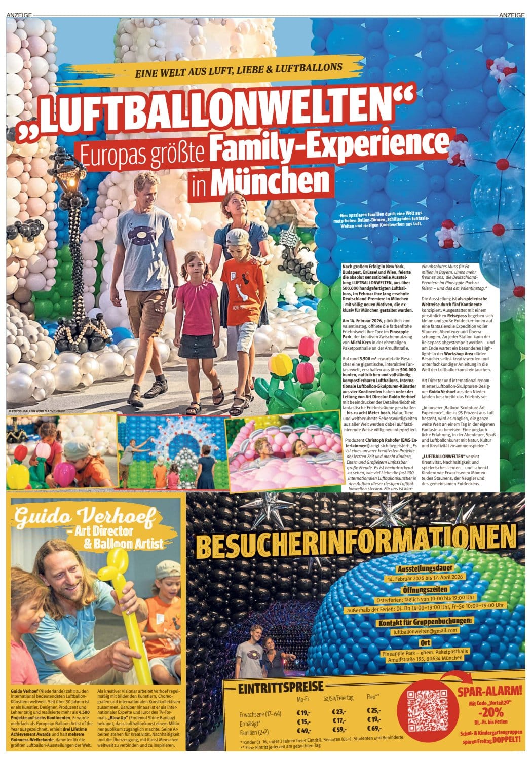 Building Munich Landmarks from Half a Million Balloons